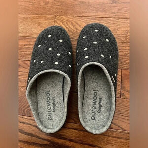 Cosyfeet Donna Extra Comfy Men’s Mule Slipper Charcoal Spot Sz 9